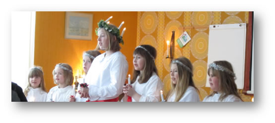 Lucia kyrkans barngrupp